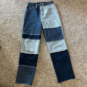 Hollister Patchwork Jeans